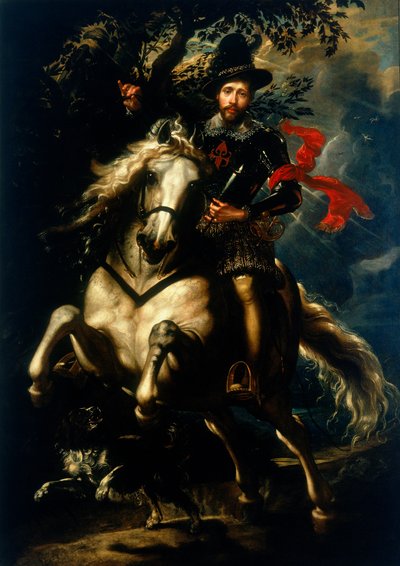 Equestrian Portrait of Gio Carlo Doria by Peter Paul Rubens